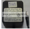 SELCOM DV-1283 AC ADAPTER 12V 830MA USED 2x5.5mm POWER SUPPLY - Click Image to Close